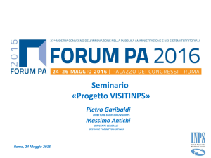 Progetto VISITINPS - Forges