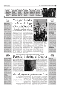 Il Giornale della Toscana - (21/02/2009