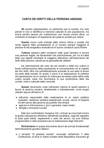 carta diritti anziano - Fondazione Porta Spinola