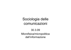 Sociologia delle comunicazioni