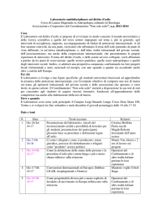 Laboratotio multidisciplinare sul diritto d`asilo 2013