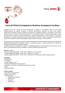 Corso di Clinical Competence Gestione Scompenso Cardiaco