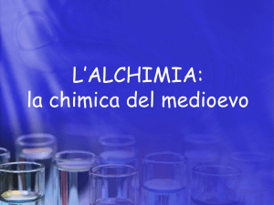 L`ALCHIMIA: la chimica del medioevo
