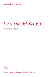 Le sirene del Barocco - Università degli Studi di Palermo