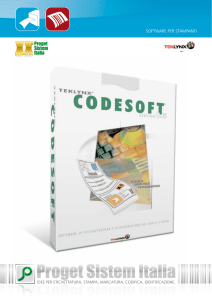 Software per etichette Codesoft