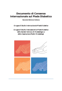 Documento di Consenso Internazionale sul Piede Diabetico