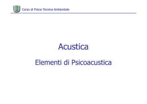 Acustica - Università degli Studi di Roma "Tor Vergata"