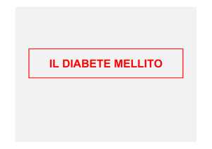 il diabete mellito - + Corso di Laurea Infermieristica