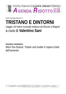 Tristano e dintorni - Teatro Comunale di ferrara