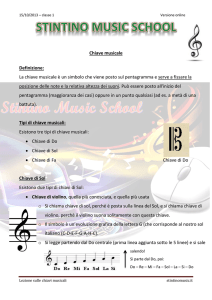chiave musicale - Stintino Music School