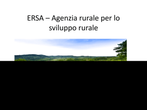 ERSA – Agenzia rurale per lo sviluppo rurale