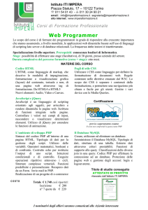 Web Developer - Istituto iti impera