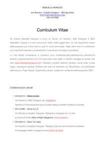 Curriculum Vitae - Marcello Moresco