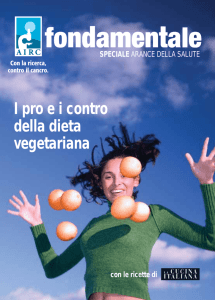 I pro e i contro della dieta vegetariana