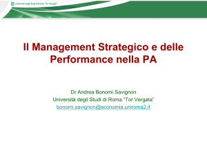 Management Strategico