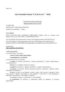 Italiano 2015 - Liceo Scientifico