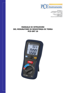 Manuale PCE-ERT 10