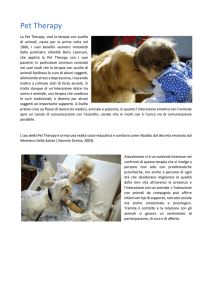 Pet Therapy - Veterinario - Assisi - Clinica Veterinaria San Francesco