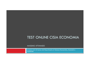 test online cisia economia