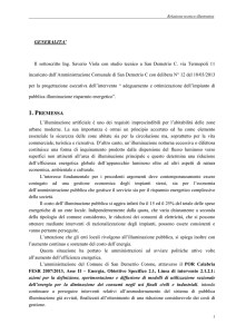 Relazione tecnica illustrativa - Comune di San Demetrio Corone