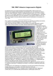 MK 3980 Voltmetro/Amperometro Digitale