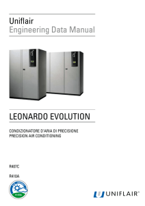 LEONARDO EVOLUTION Uniflair Engineering Data Manual