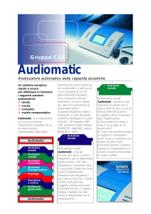 Audiomatic - CSF Sistemi Srl