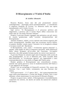 Il Risorgimento e l`Unità d`Italia