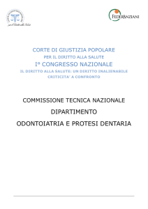 dipartimento odontoiatria e protesi dentaria