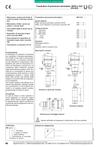 98 98 Trasduttori di pressione idrostatici, WHG e