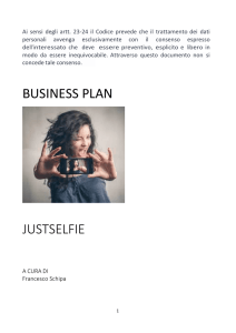 business plan justselfie