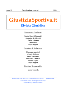 sommario - Giustizia Sportiva.it