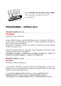 Programma 2013 - Aprile