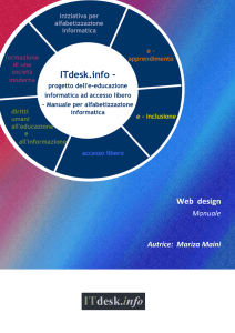 Web design, manuale
