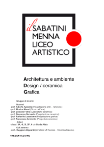 Architettura e ambiente Design / ceramica Grafica