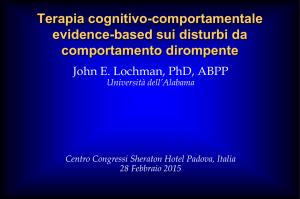 Terapia cognitivo-comportamentale evidence