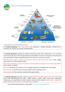 Cosa è la Piramide alimentare - Consiglio Regionale della Campania