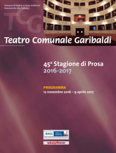 clicca qui - Teatro Comunale Garibaldi