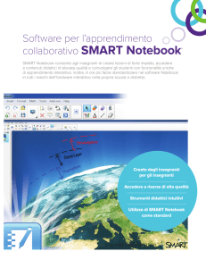 Software per l`apprendimento collaborativo SMART Notebook™