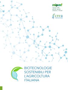 biotecnologie sostenibili per l`agricoltura italiana