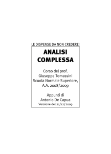 analisi complessa