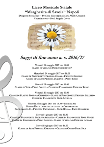 Saggi di fine anno as 2016/17 - IIS Margherita di Savoia Napoli