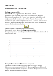 47-esponenziali-e-logaritmi - Liceo Scientifico Guido Castelnuovo
