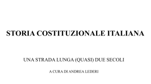 storia costituzionale italiana