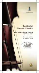 Festival di Musica Classica - Pro Loco San Giovanni Valdarno