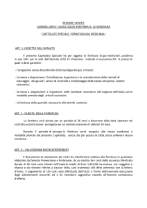 Capitolato gas medicinali - Azienda Ulss 12 veneziana