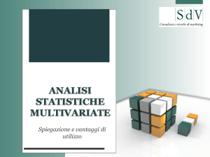 analisi statistiche multivariate