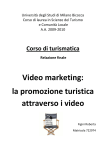 Video marketing: la promozione turistica attraverso i video