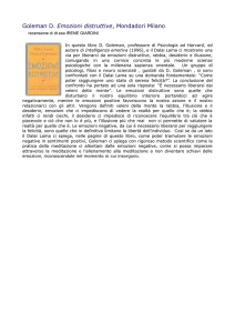 Goleman D. Emozioni distruttive, Mondadori Milano