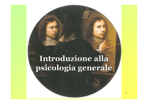 Introduzione alla psicologia generale